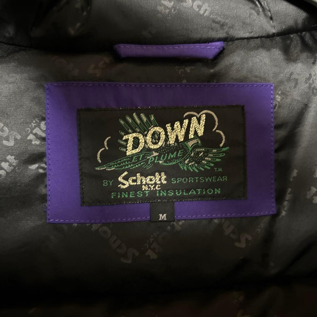 Schott ショット ダウンジャケット　ダウンパーカー　パープル