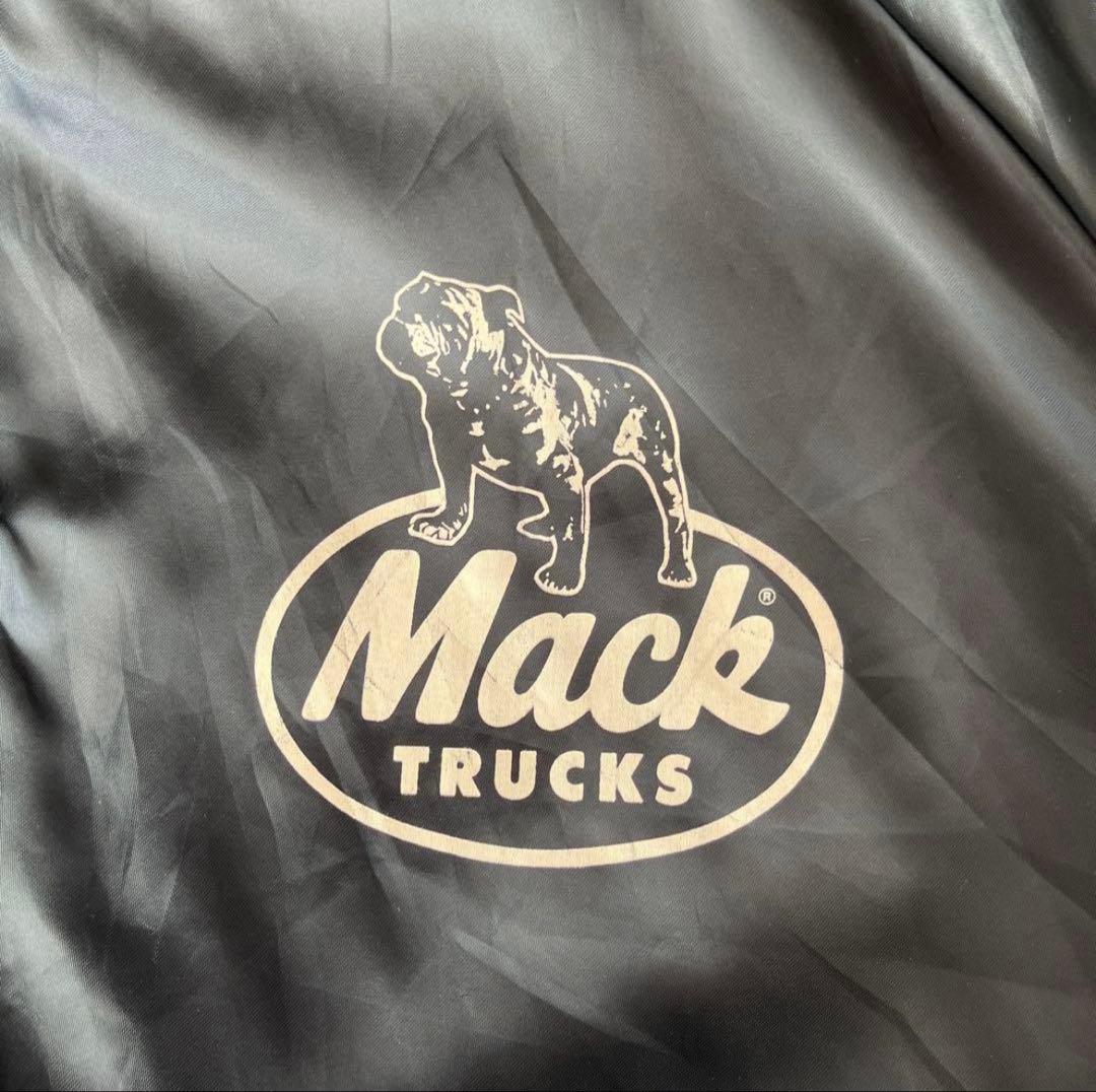 80s〜90sUSA製 ChalkLine MackTrucks スタジャン L