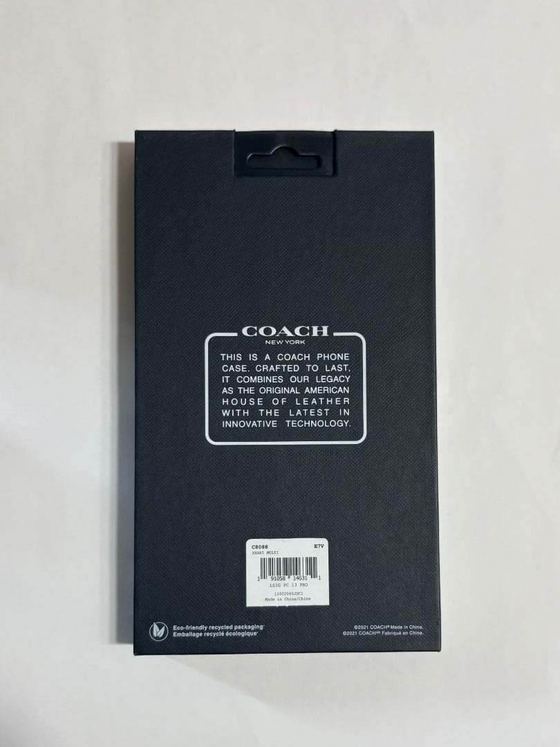【正規品】 コーチ iPhone13 pro 対応 ケースKHAKI MULTI