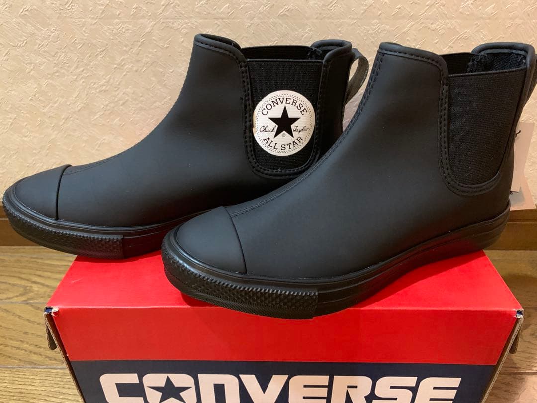 コンバース　レインシューズブラック