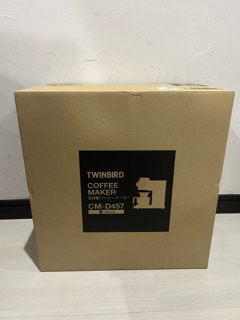 【未使用品】TWINBIRD コーヒーメーカー CM-D457 ブラック