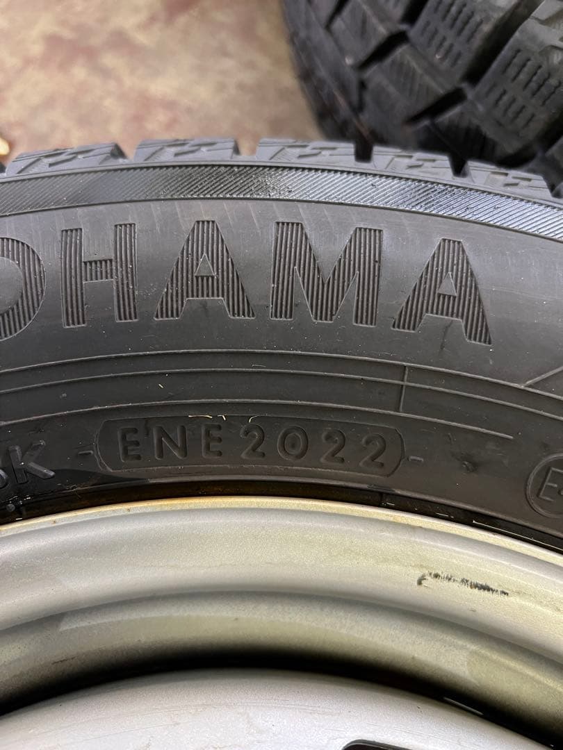 アイスガードiG60 155/70R13 22年製造 4本セット ホイール付き