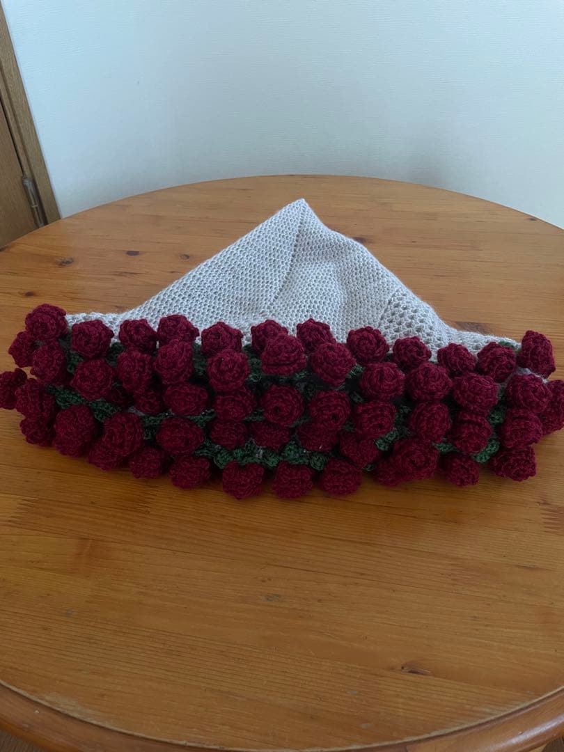 花束ブランケット　バラ