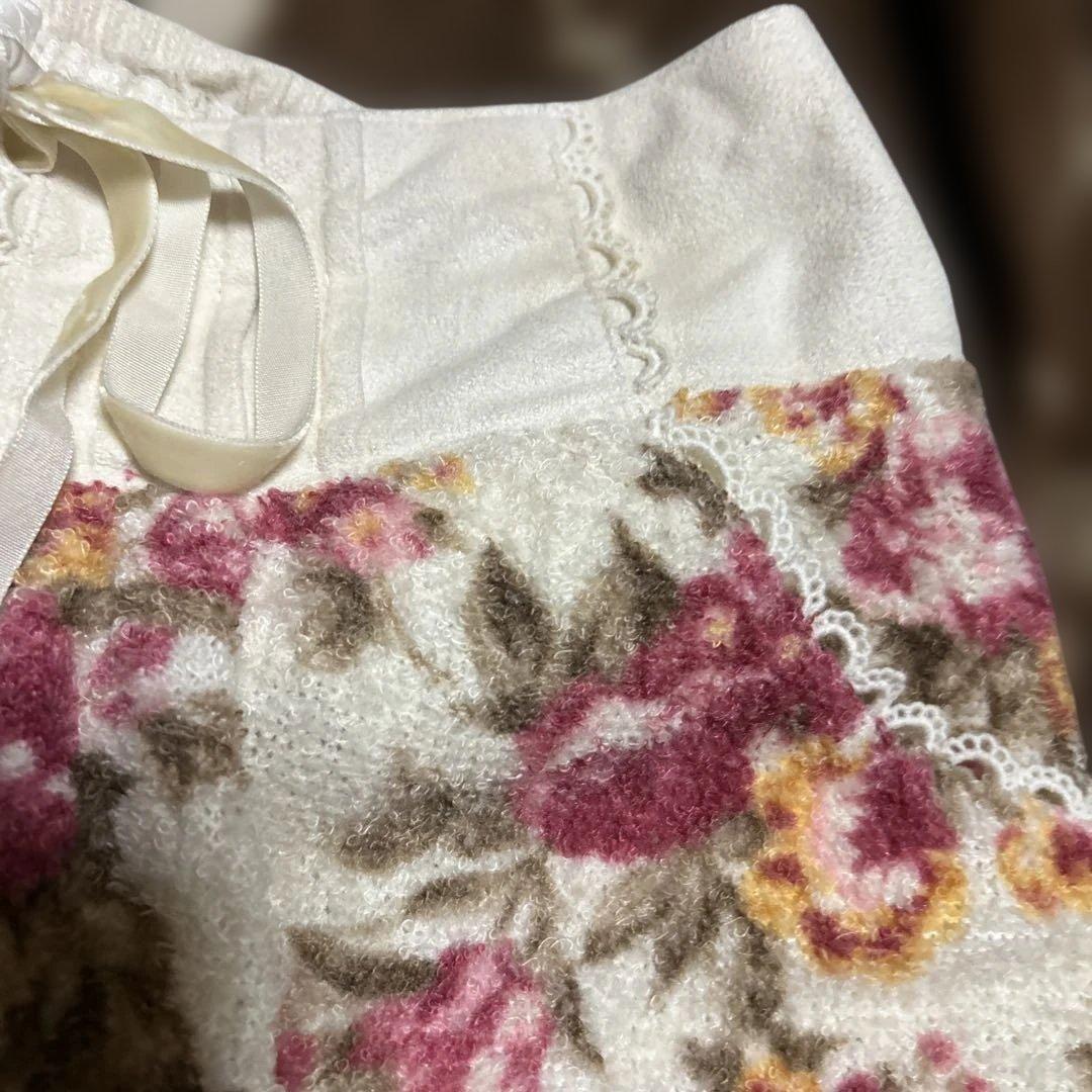 LIZLISAリズリサ 花柄ミニスカパンレース フリル 姫系☆当時物