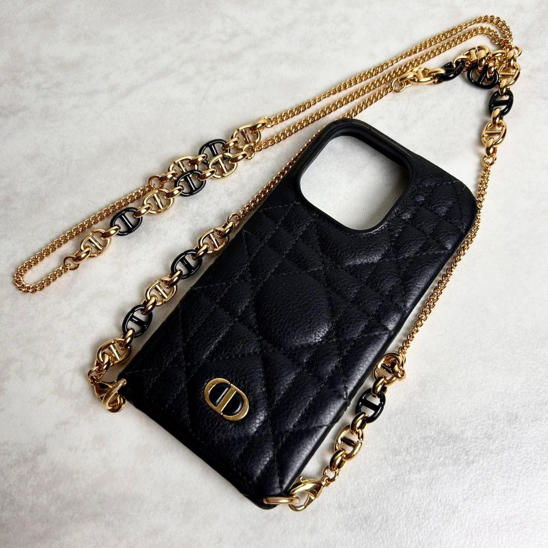 【希少】Dior iPhone14pro チェーンショルダー レディディオール