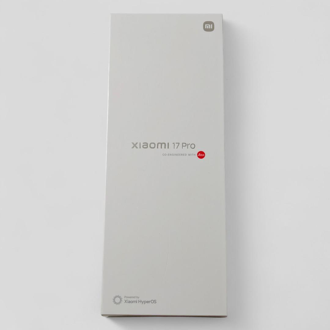 【新品未開封】XIAOMI 17 Pro 12GB/512GB ホワイト 中国版