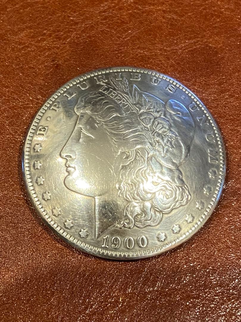 アメリカモルガンONE DOLLAR-シルバーコンチョ 1900年製