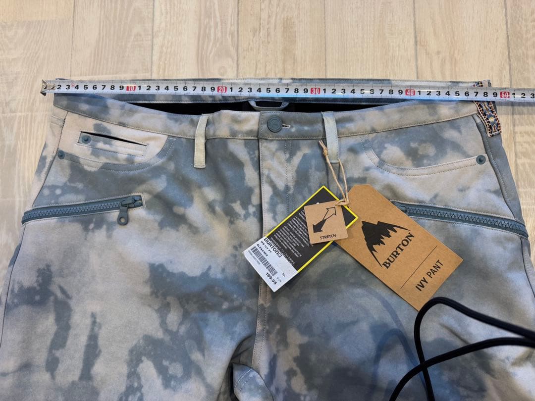 値下げ！新品未使用⭐︎BURTON デニム柄　レディース　スノーボードパンツ XL