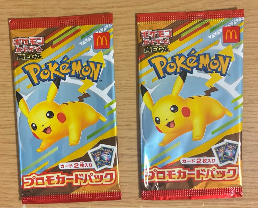 ポケモンカード ポケカ マクドナルドプロモ2パック