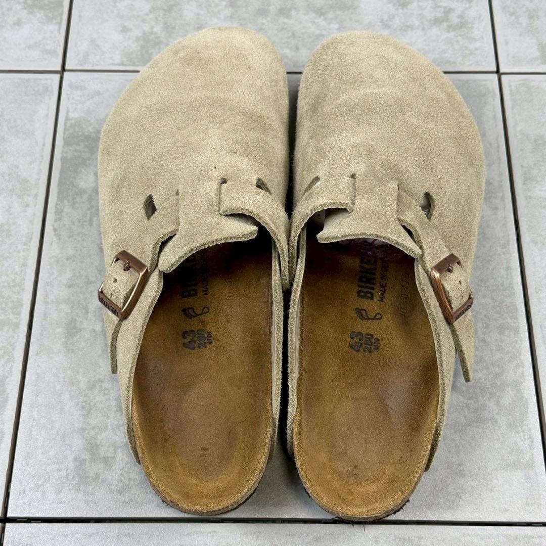 美品 BIRKENSTOCK BOSTON TAUPE ビルケンシュトック