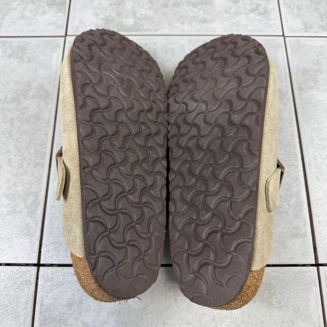 美品 BIRKENSTOCK BOSTON TAUPE ビルケンシュトック