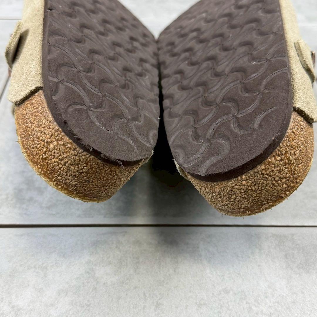美品 BIRKENSTOCK BOSTON TAUPE ビルケンシュトック