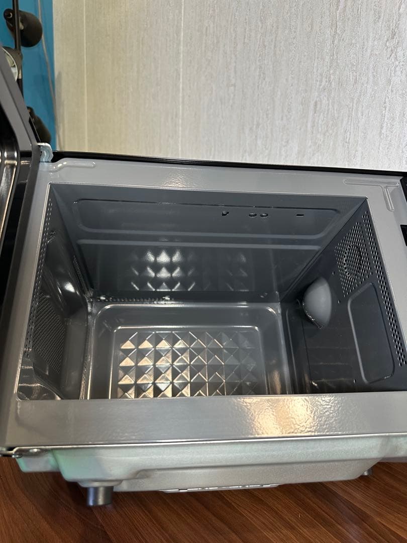 PRW-F180(B) 山善電子レンジ 18L 単機能　ブラック