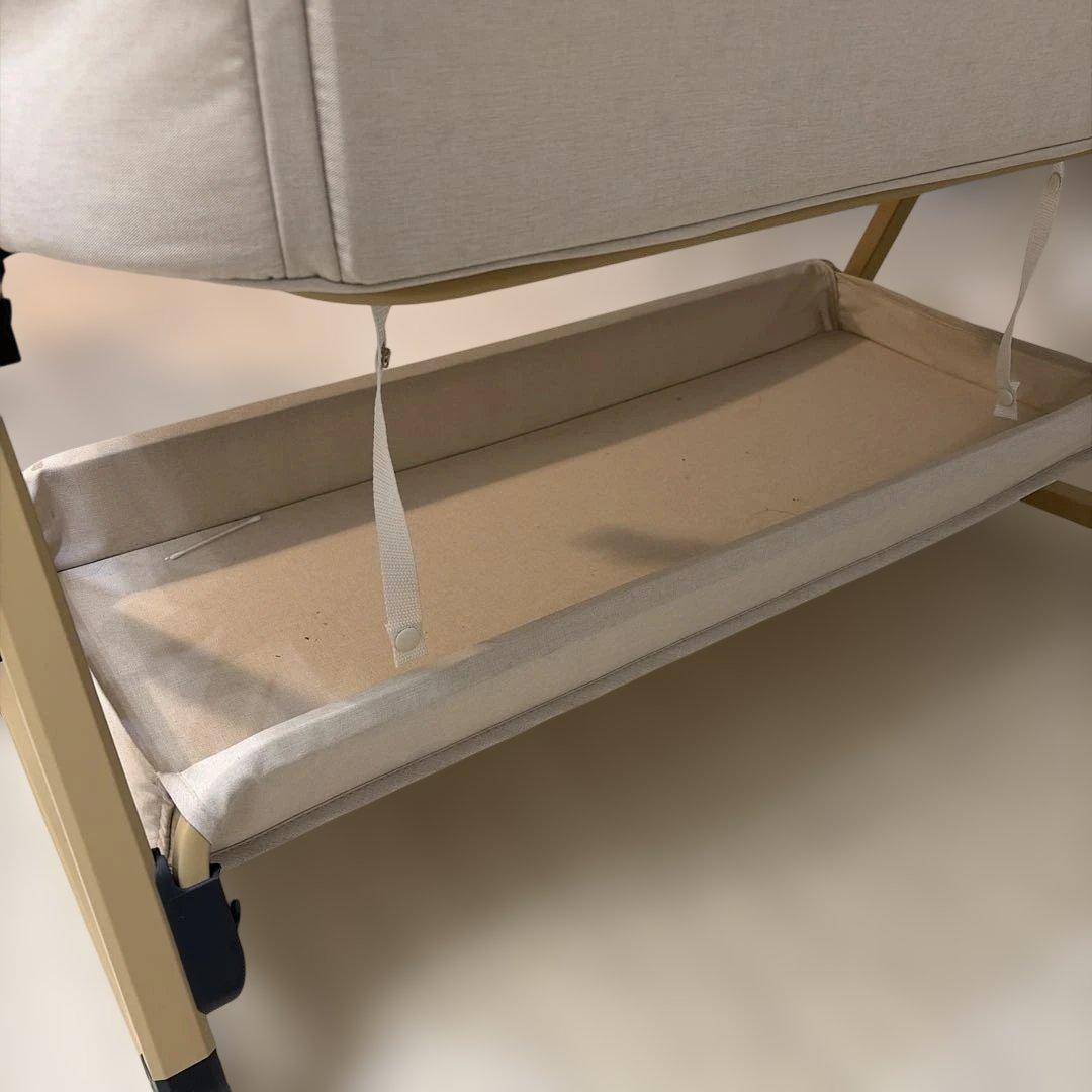 HZDMJ ベビーベッド 赤ちゃん 折りたたみ 添い寝ベッド