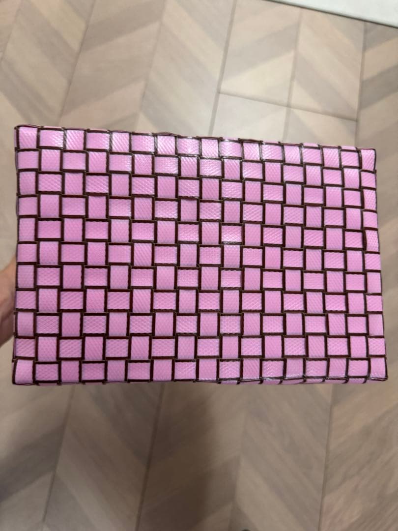 MARNI アニマルバスケット　ピンクドッグ　カゴバッグ