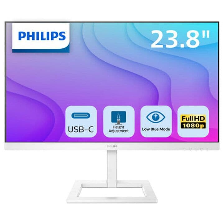 【美品】PHILIPS モニター ディスプレイ 23.8型 サブモニター
