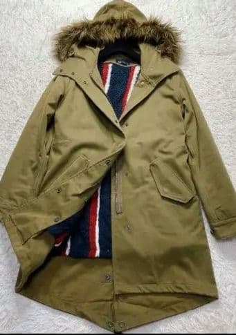 フレッドペリー ファー付きモッズコート