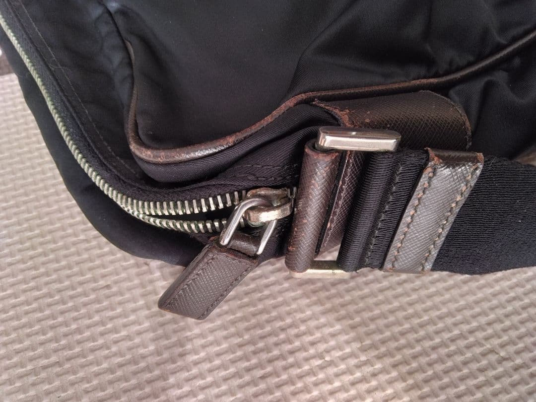 【希少色:ブラウン】PRADA プラダ ナイロン ショルダー バッグ