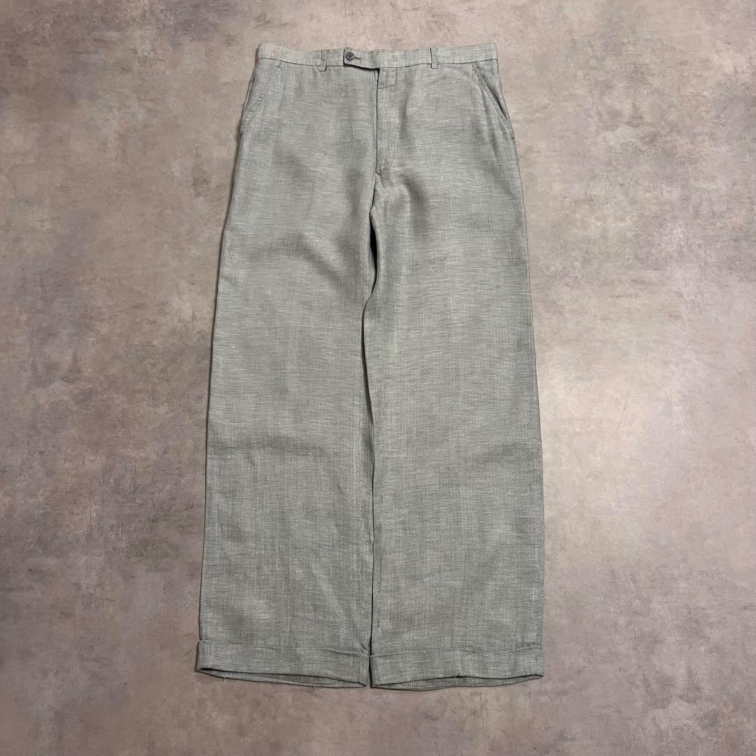   70s〜 vintage linen slacks
