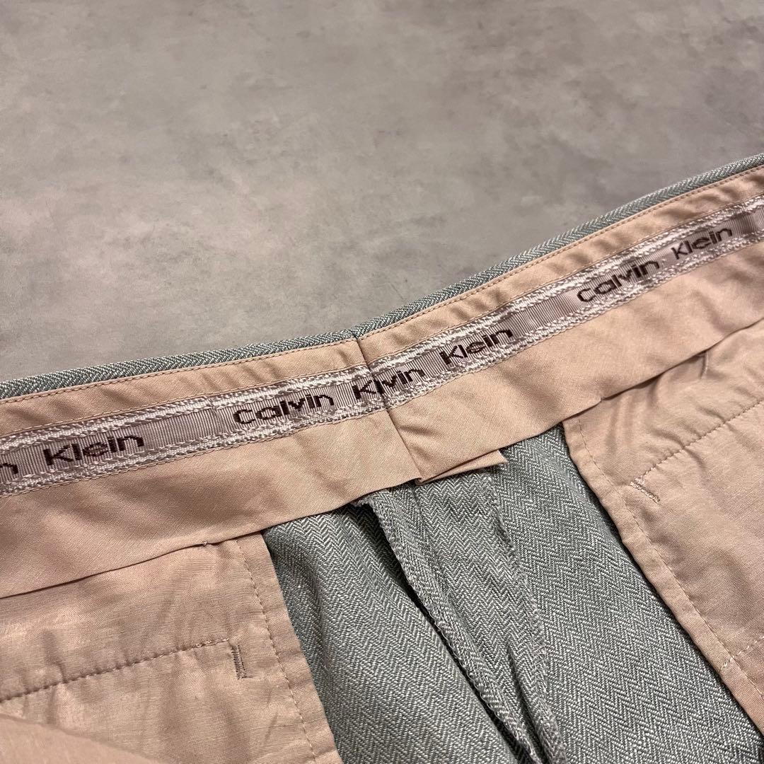   70s〜 vintage linen slacks