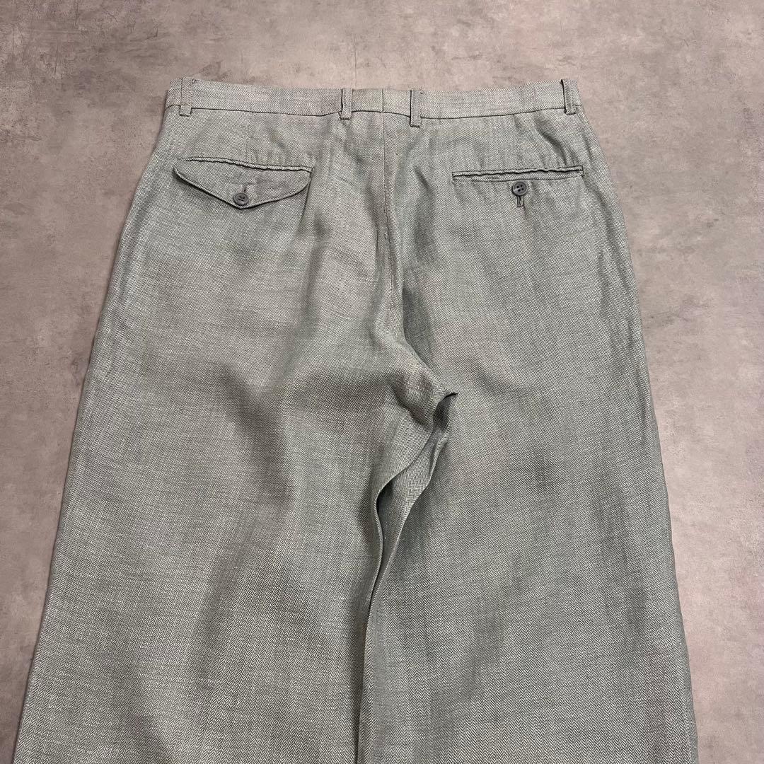   70s〜 vintage linen slacks