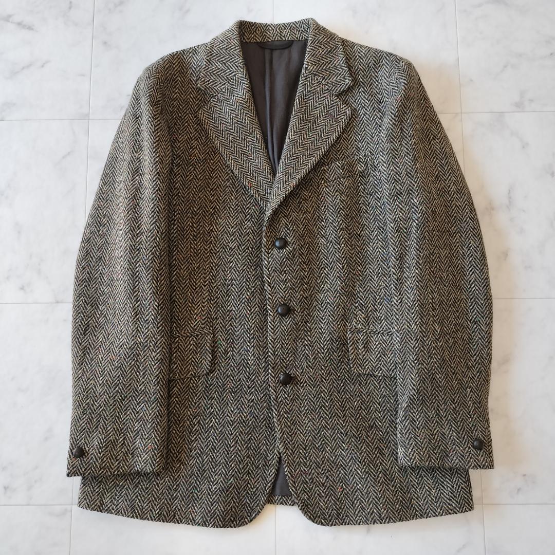 アナトミカ DUNN JACKET 40 M~L ヘリンボーンツイード ブラウン