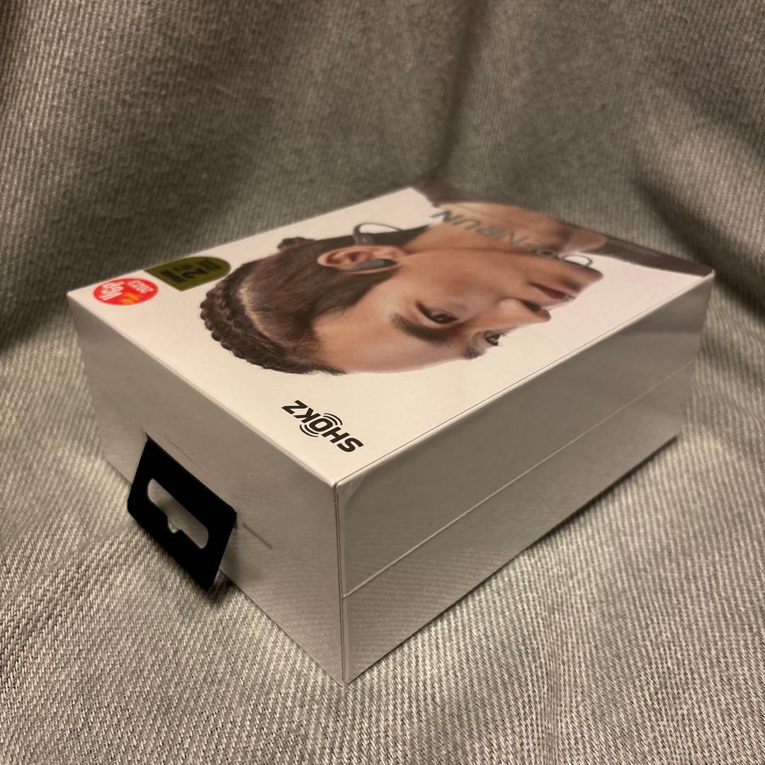 【新品未開封】SHOKZ OpenRun 骨伝導イヤホン ブラック