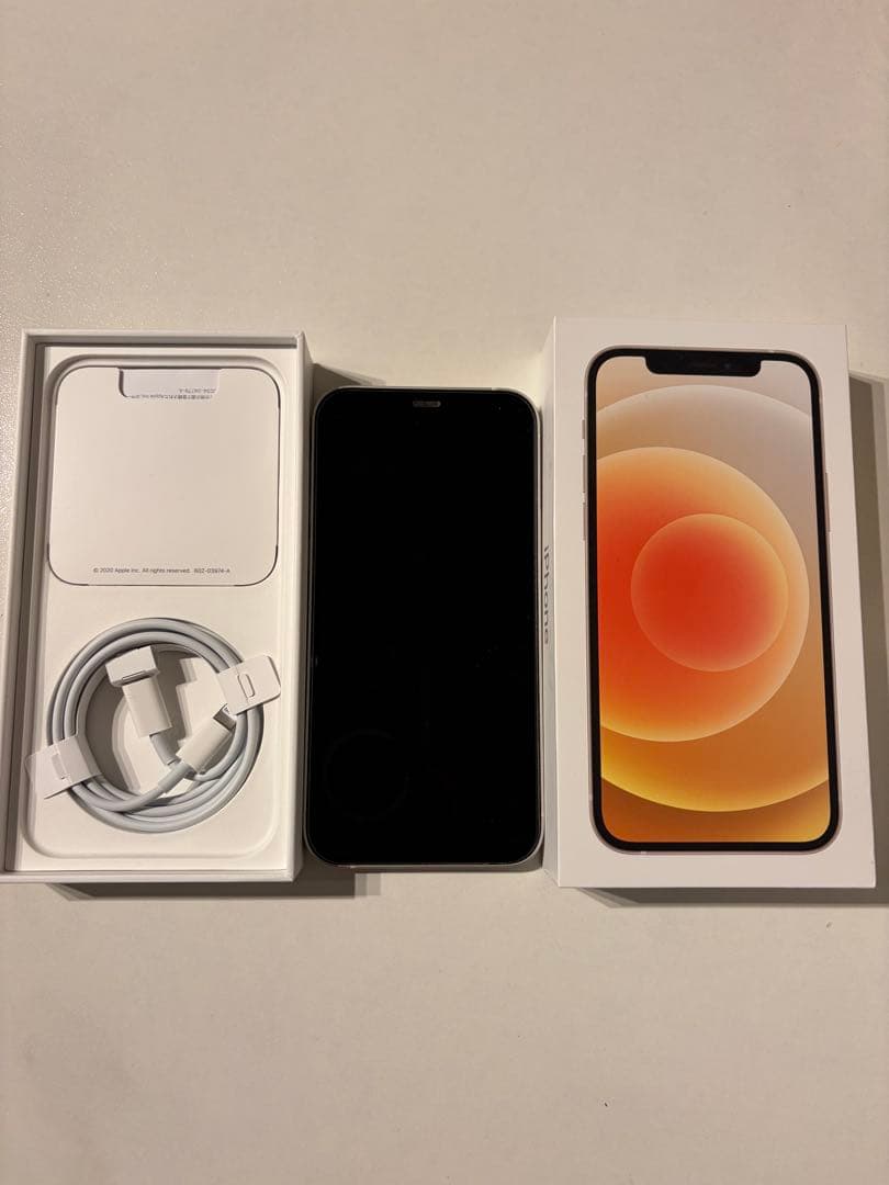 iPhone12 64GB ホワイト SIMフリー 本体 バッテリー残量 80%