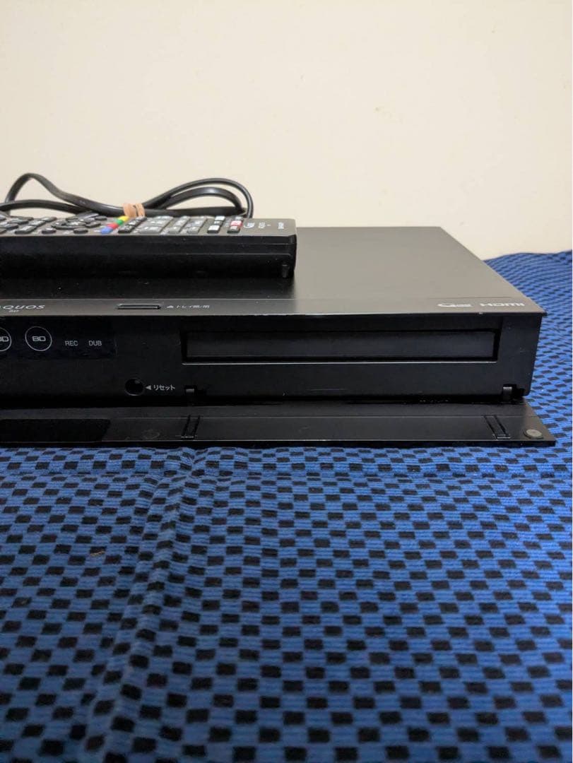 SHARP ブルーレイレコーダー ブラック