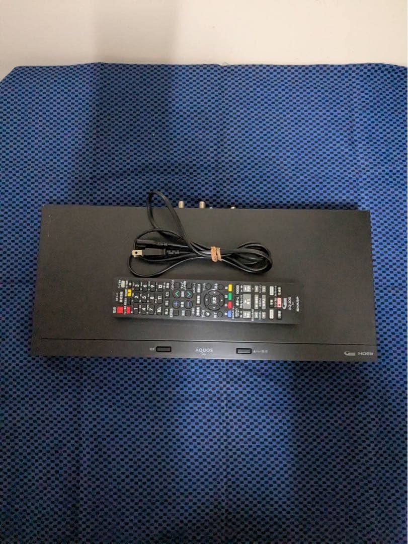 SHARP ブルーレイレコーダー ブラック