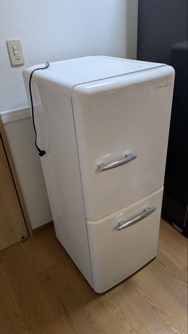eangle冷凍冷蔵庫2018年製ANG-RE151-A1 ホワイト送料込み