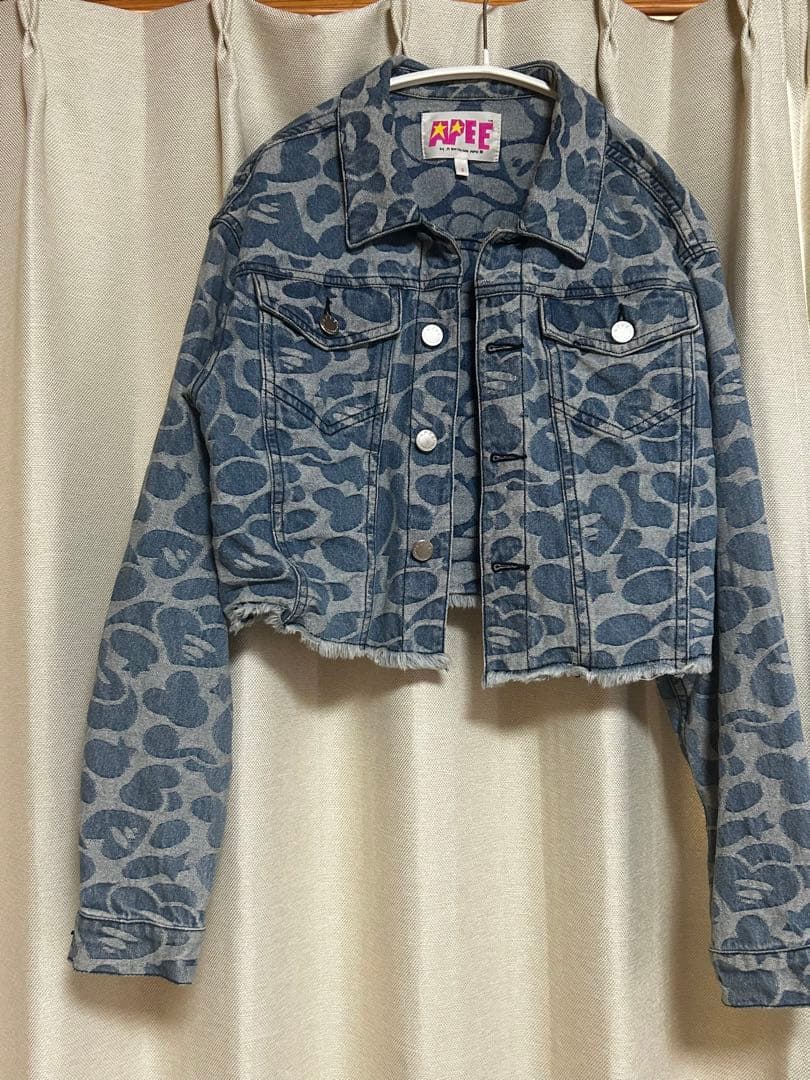 APE デニムジャージ　ゆりあん着用 秋服