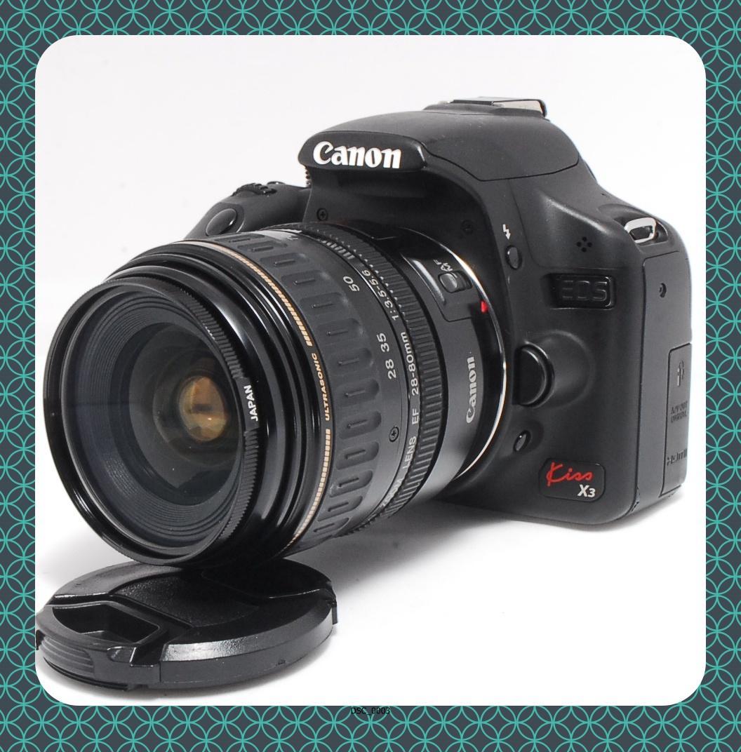 Canon EOS Kiss X3＋28-80mm レンズセット 動作品
