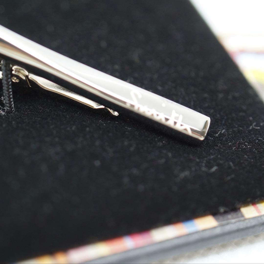 美品 ポールスミス ツイスト ネクタイピン 人気モデル ロゴ入り 箱付 タイピン