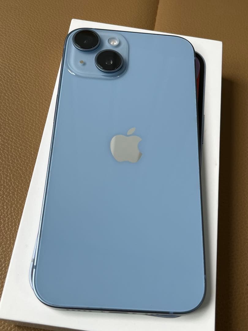 美品 iPhone 14 256GB ブルー SIMフリー ロックなし