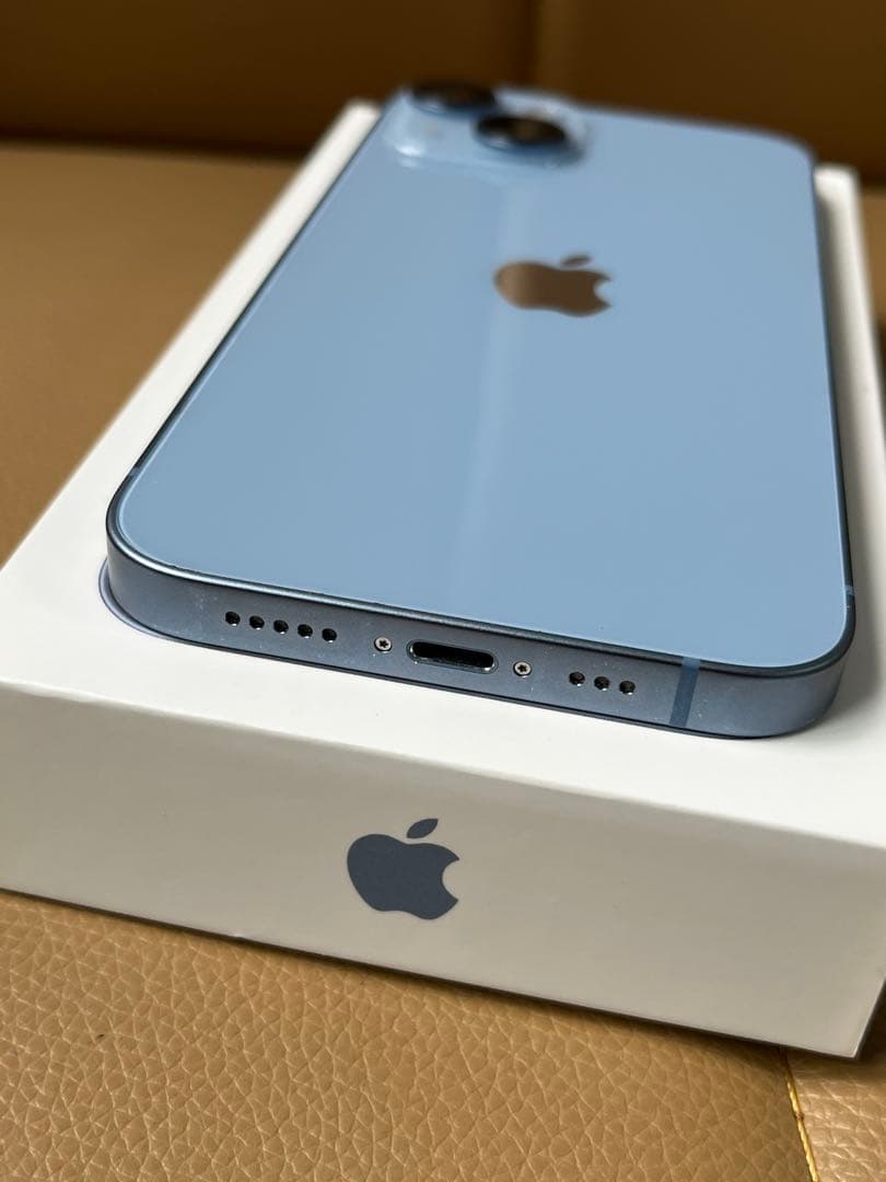 美品 iPhone 14 256GB ブルー SIMフリー ロックなし