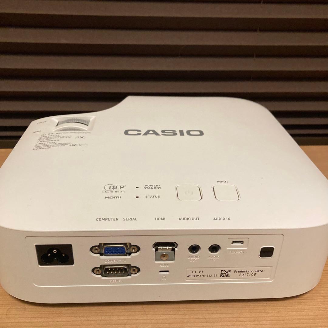 CASIO XJ-V1 カシオ プロジェクター 使用時間1169時間 リモコン付