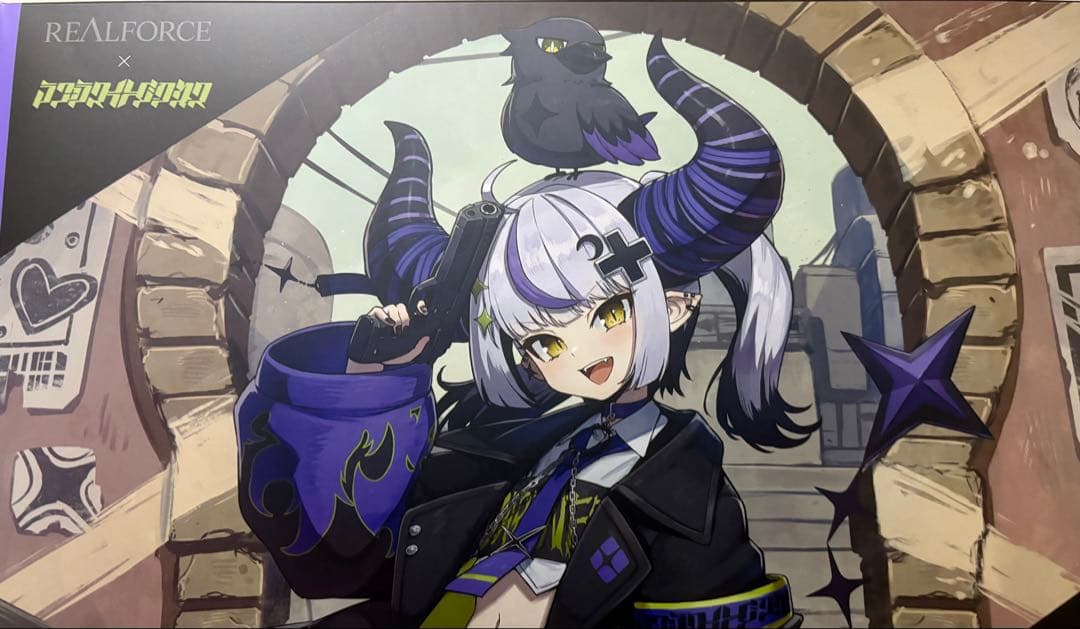 Realforce ✕ hololive GX1 ラプラス・ダークネス