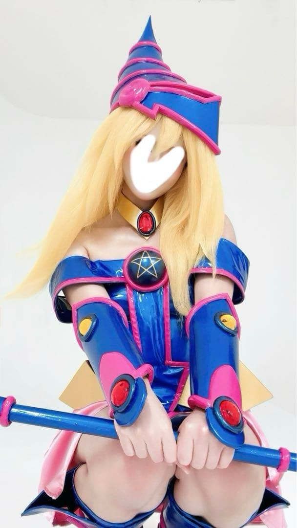 遊戯王 ブラックマジシャンガール コスプレ ウィック・武器付きフルセット