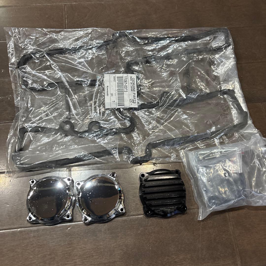 ゼファーχメッキヘッドカバーセット