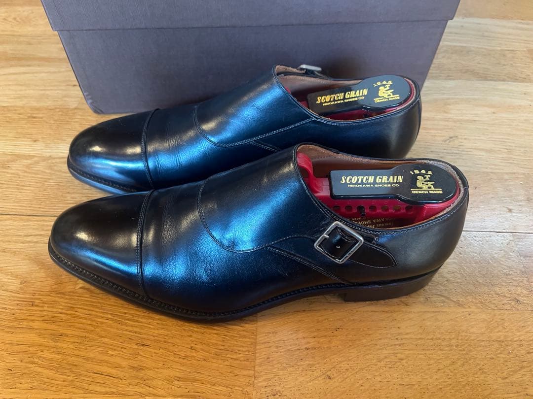 試着のみ スコッチグレイン シングルストラップ 24.5E 黒