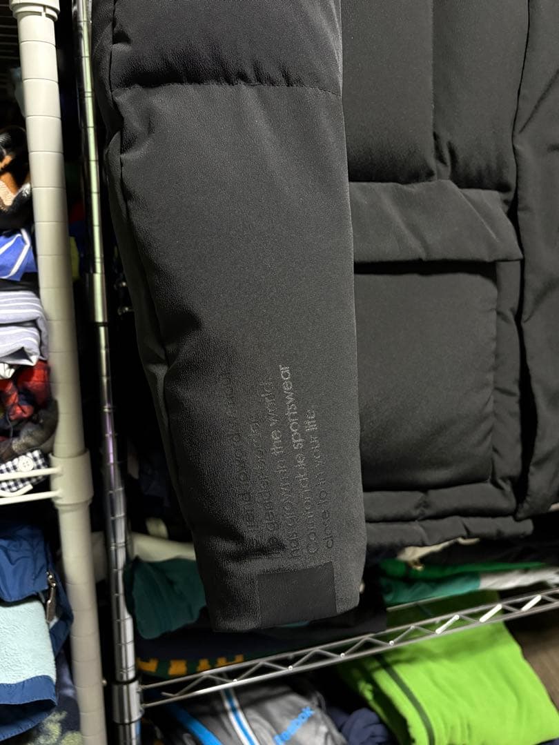 美品 MIZUNO × comme ca ism ブラック ダウンジャケット