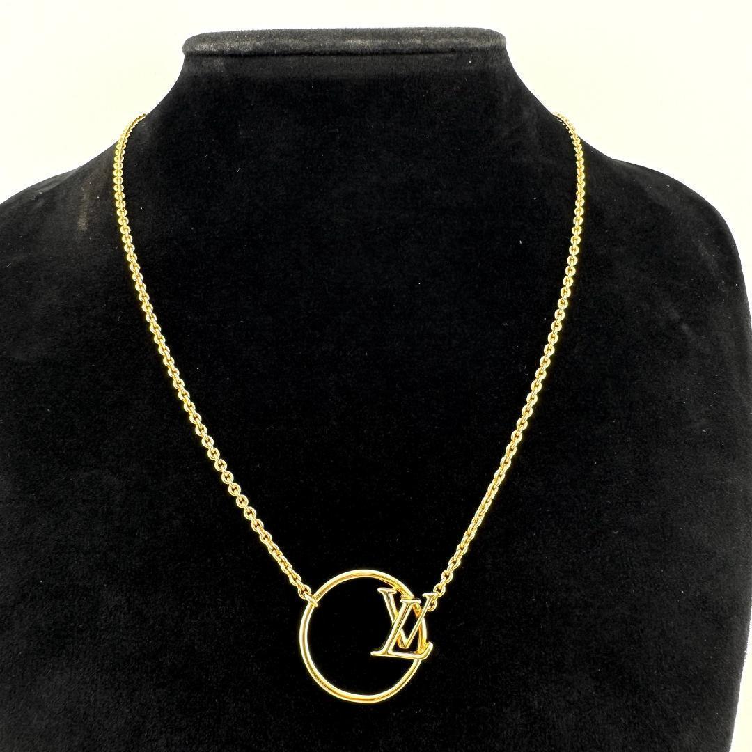 ルイヴィトン M00762 ネックレス コリエ LV エクリプス ゴールド