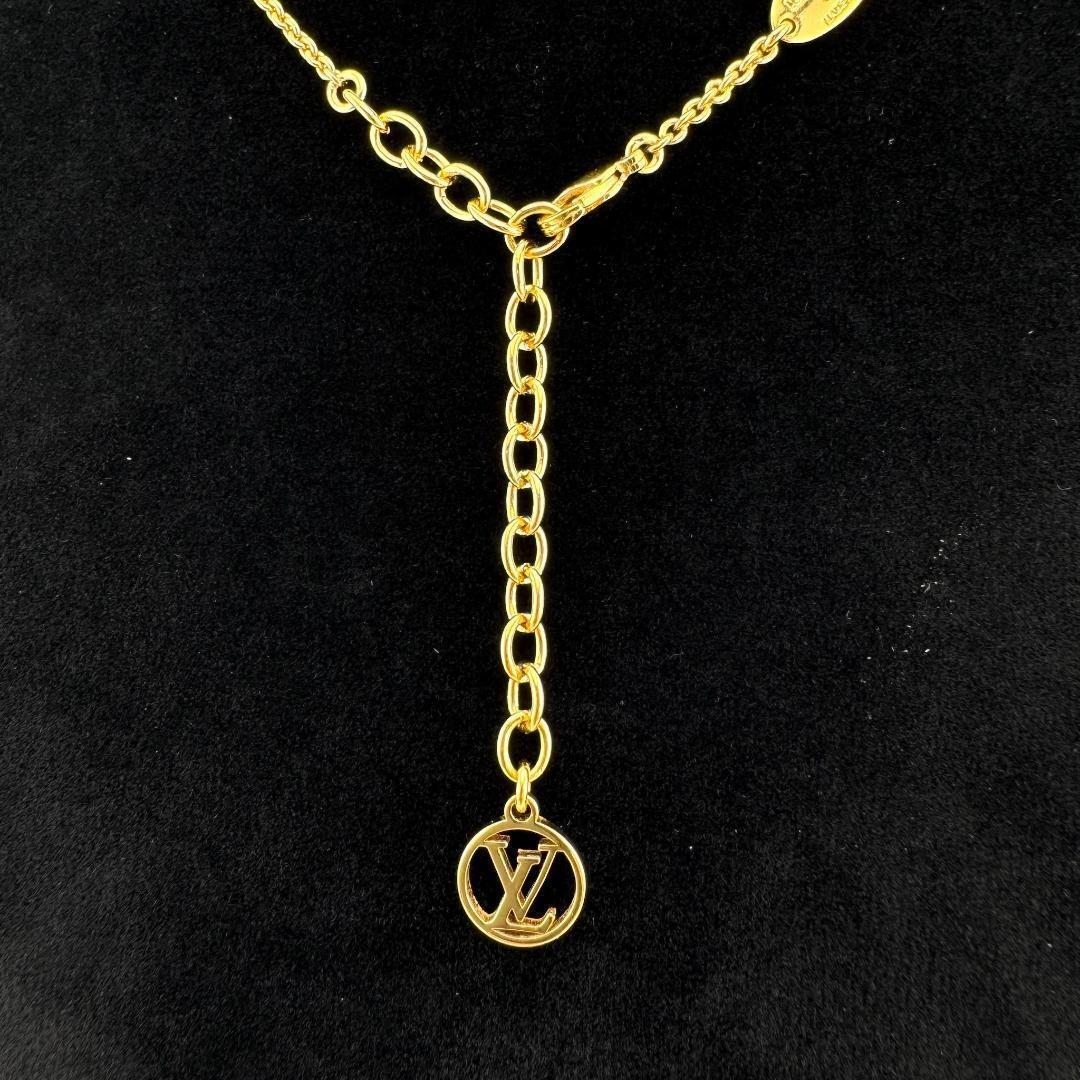 ルイヴィトン M00762 ネックレス コリエ LV エクリプス ゴールド