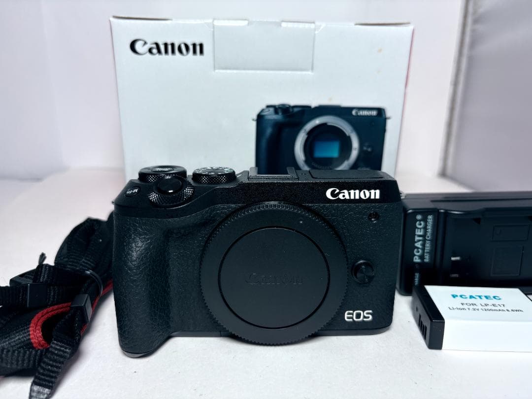 元箱付き 新品級 キヤノン EOS M6 Mark II ボディ ブラック