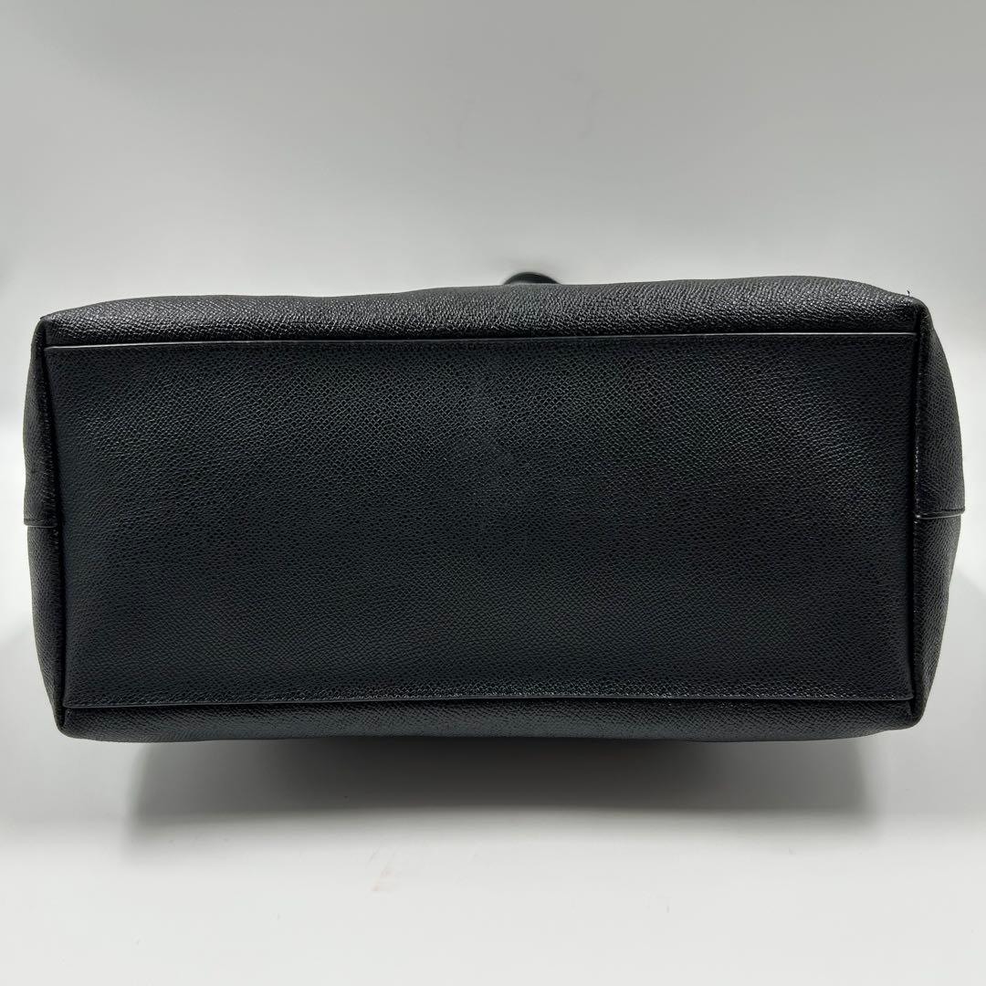 極美品【COACH】ビジネスバッグ トートバッグ レザー 黒 大容量 A4収納