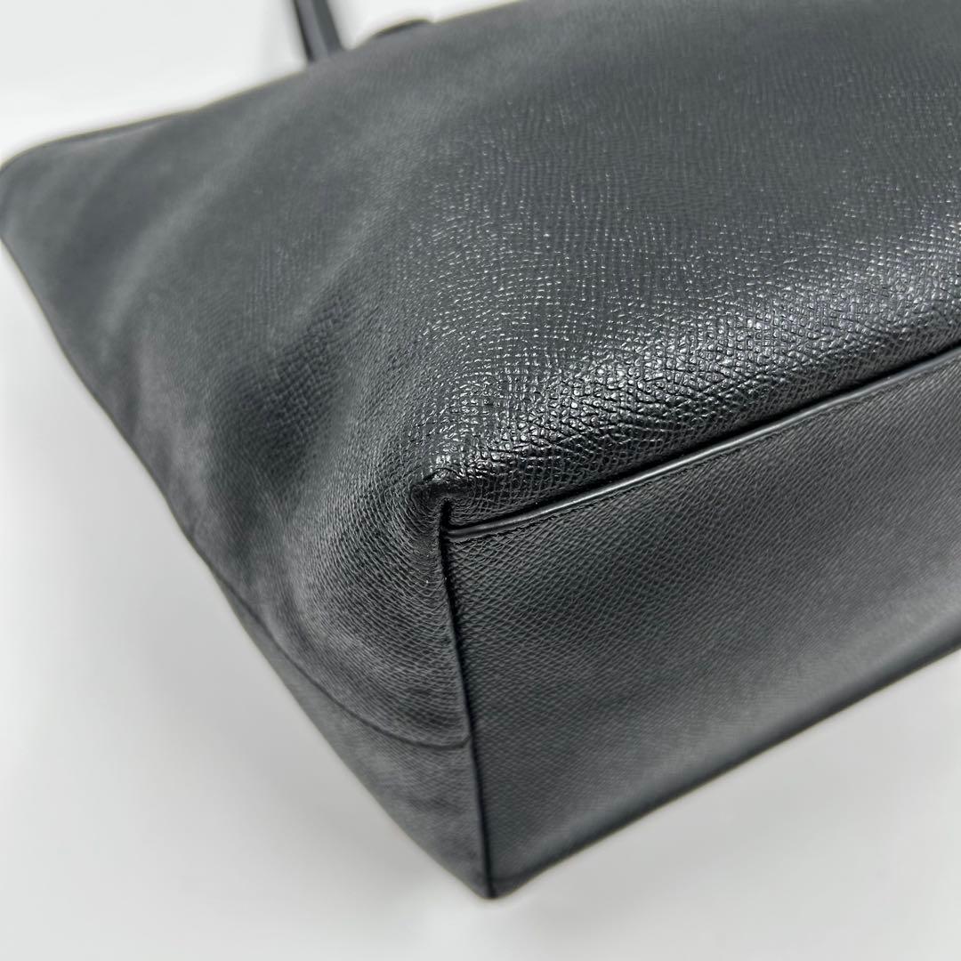 極美品【COACH】ビジネスバッグ トートバッグ レザー 黒 大容量 A4収納