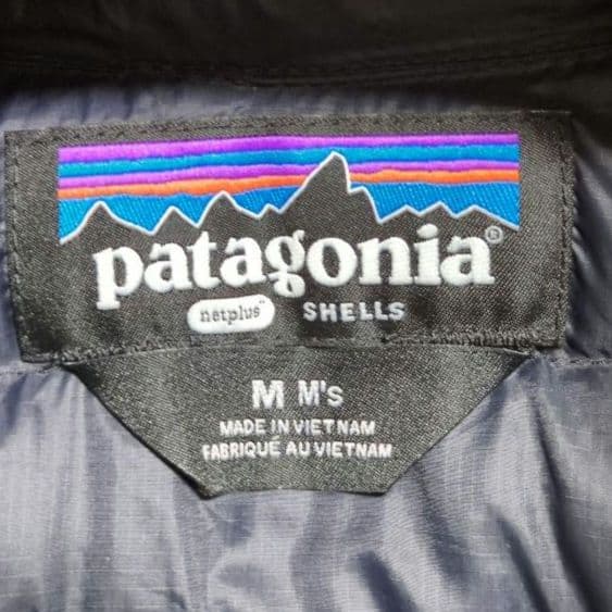 patagonia ブラック ダウンベスト M