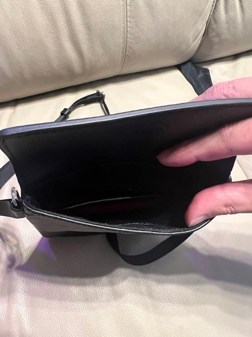 【未使用※】BLACK LABEL CRESTBRIDGE レザーサコッシュ