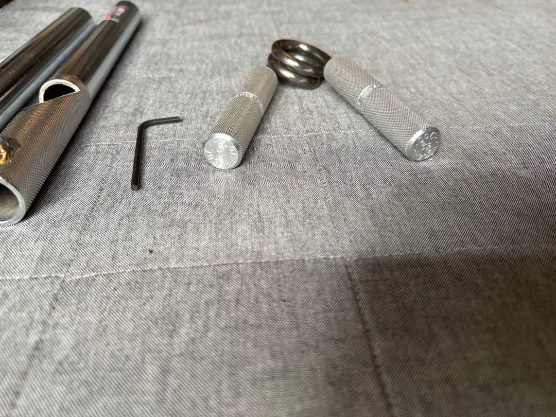 アート工房Kネガティブパイプカットローレット加工済みと加工なし+ NO3.5